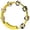8 in., variant on Rhythm Tech TC4050 True Colors 10" Tambourine Yellow