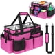 thumbnail image 1 of Bolsa organizadora Jaffzora de limpieza grande con asa, color rosa, 1 of 6