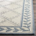 thumbnail image 6 of SAFAVIEH Easy Care Beckett Trellis Runner Rug, Ivory/Light Blue, 2'6" x 10', 6 of 9