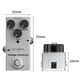 thumbnail image 4 of Pedal de guitarra eléctrica, caja de aleación de aluminio, indicador LED para guitarra eléctrica SOBREMARCHA Hugo Pedal de efectos, 4 of 10