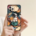 thumbnail image 1 of Compatible Con Samsung A13 A14 A12 A53 A03 A04 A52 A71 A51 A50 A23 A32 A22 A11 A73 A34 S23 S22 Ultra A02S A04E Astronaut Adventure Pareja Funda Para Teléfono Anticaída Protección Contra La Caída Cubie, 1 of 4