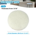 thumbnail image 2 of Uxcell Stool Covers Round, Elastic Bar Stool Covers Washable Stool Cushion Slipcover Stretchy Bar Chair Seat Cover for Chairs Beige 11"-14", 2 of 7