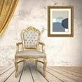 thumbnail image 3 of Urban Epiphany 19x24 Gold Ornate Wood Framed with Double Matting Museum Art Print Titled - MidCentury Navy Taupe 9, 3 of 4