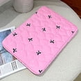 thumbnail image 2 of Estuche Protector para Computadora Kawaii Pad Lindo Bolso Portátil Con Lazo Funda Hinchada Hasta 15 Pulgadas MacBook IPad () Rosa, 2 of 9