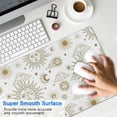 thumbnail image 4 of Long Mouse Pads for Desk,White Sun Moon Cloud Star Pattern Desk Mats on Top Of Desks, Desk Mouse Pad Extra Large with 3mm Non-Slip Base and Stitched Edge for Gaming,Office,Work,Home 31.5"x11.8", 4 of 6