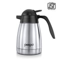 thumbnail image 2 of Cosmo Stainless Steel Thermal Carafe With Lid - 1000ml, Silver | Double Walled Vacuum Insualted Coffee Tea Carafe - Heat & Cold Retention, Durable, Reusable, 2 of 5