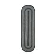 thumbnail image 3 of Homespice Flint Hill Premium Jute Braided Stair Tread 8" x 28" (Set of 13) Oval Grey Reversible, Natural Jute Yarn Rustic, Country, Primitive, Farmhouse Style, 3 of 8