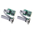 thumbnail image 1 of 2X New Mini PCI-E Network Card 1000Mbps Gigabit Ethernet NIC Adapter RTL8111F PCI Express 10/100/1000M RJ45 LAN, 1 of 7