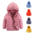 thumbnail image 4 of Unisex Hooded Puffer Jackets Warm Kids Winter Coat Light Weight Down Jacket Outwear Padded Coat for Boys and Girls, 4 of 4