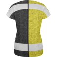 thumbnail image 2 of Fantasy Football Team Yellow and Black All Over Womens T Shirt Multi LG, 2 of 2