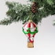 thumbnail image 4 of Set de adornos de cristal navideño | Muñeco de nieve y diseño de árbol | Decoración de casas navideñas | Coleccionable festivo artesanal | Centro de mesa elegante de 9,8 cm | Escaparate | Caja de, 4 of 6