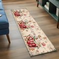 thumbnail image 3 of Christmas 2'x6' Runner Rugs for Hallway Kitchen Bedside Non Slip Washable, Winter Xmas Snowman Sugar Ice Cream Vintage Entryway Rug Runners with Rubber Backing, Long Carpet Runner for Laundry Room, 3 of 8