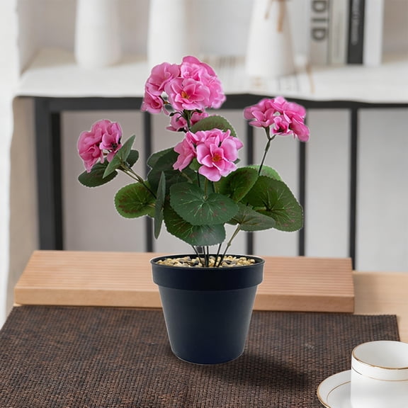 Plant Pots Simulated Crabapple Flower Potted Plants Are Suitable For Home And Office Decoration Plastic Flower Pots