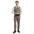 thumbnail image 3 of Men's Hybrid-Fit 3pc Tweed Suit w/ Expandable Waistband, 3 of 4
