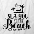 thumbnail image 2 of Sea You At The Beach T-Shirt | Summertime White Tee Gift, 2 of 5