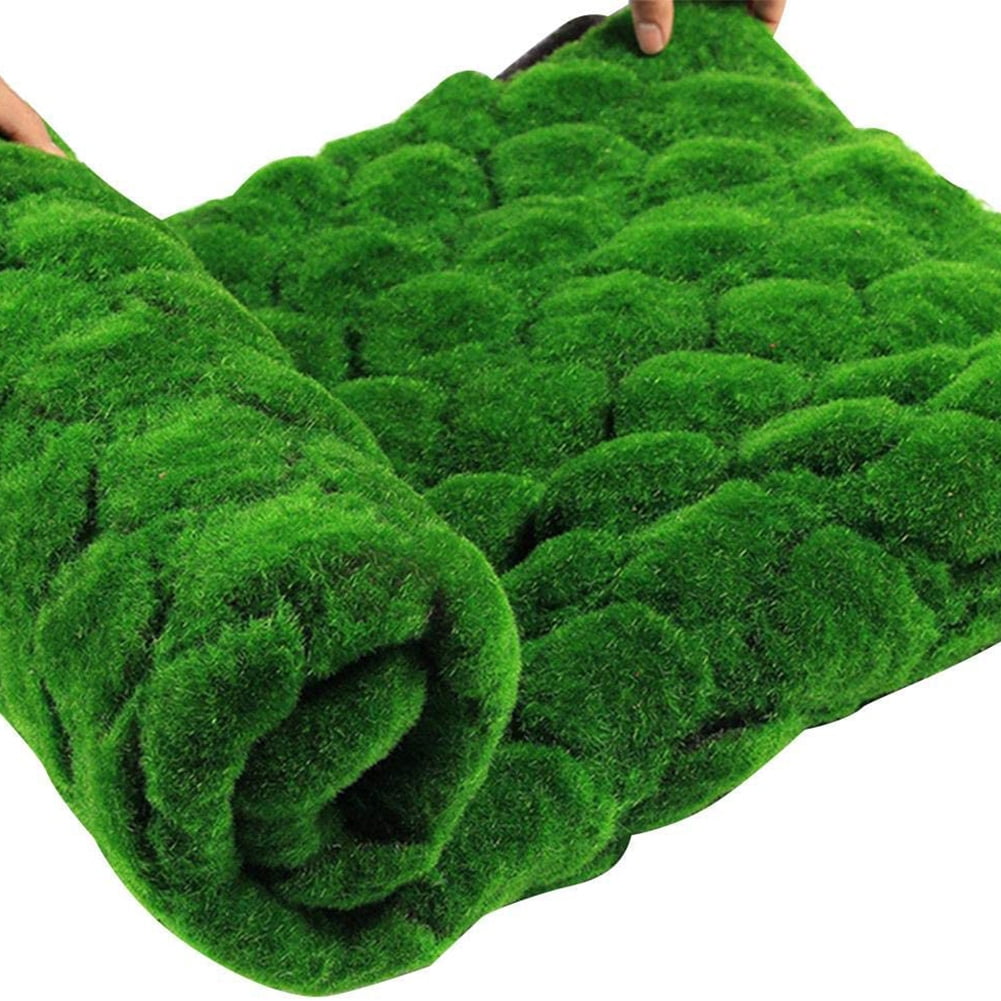 AIHOME 100*100CM Moss Mat Decorative Moss Artificial Grass Mat Lawn Rug