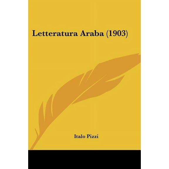 Letteratura Araba (1903) (Paperback)