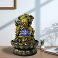 thumbnail image 3 of de agua interior de Fengshui con la estatua rodante, 3 of 8