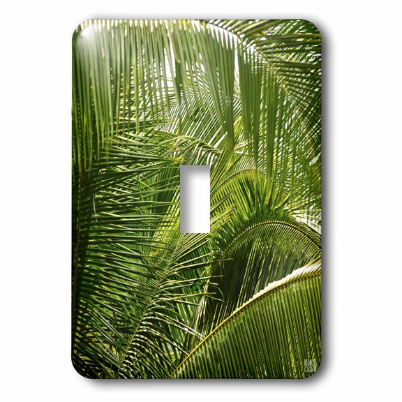 3dRose Palm trees - Single Toggle Switch (lsp_10435_1)