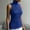 Blue, variant on Pitauce Womens Turtleneck Ribbed Knit Tank Tops Slim Fit Sleeveless Shirts Spring Fall Basic Tops Solid Pullover Sweater Vest