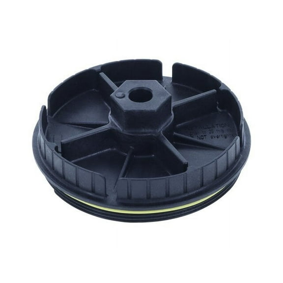 Fuel Filter Cap - Compatible with 2000 - 2008 Dodge Ram 3500 5.9L 6-Cylinder 2001 2002 2003 2004 2005 2006 2007