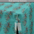 thumbnail image 4 of African Dog Crate Cover, Hand Drawn Ornamental Ethnic Style Leafage Pattern Exotic Foliage Design, Easy to Use Pet Kennel Cover for Dogs, 35" x 23" x 27", Turquoise Multicolor, by Ambesonne, 4 of 6