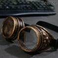 thumbnail image 2 of Retro Steam Punk Cyber Goggles Steampunk Glasses Vintage Welding Gothic, 2 of 8