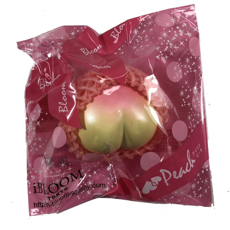 IBloom Peach Squishy Medium Size I Love Peach Series 3 - Walmart.com