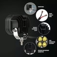 thumbnail image 3 of Par Ámbar Cuadrado 3'' Faros Barras Led Auxiliar Fija Moto, 3 of 8