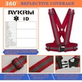 thumbnail image 2 of AYKRM 9 Color Reflective Vest with Hi Vis Bands, Fully Adjustable & Multi-Purpose: Running, Cycling, Motorcycle Safety, Dog Walking - High Visibility, 2 of 4