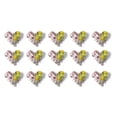 thumbnail image 1 of 15 piezas de uñas grandes de aleación de plata 3D, selección multicolor, marco de metal para uñas, imitación de piedras preciosas grandes, gemas de cristal, arte de uñas con diamantes, 1 of 5