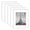 White, variant on 5‑Pack Picture Frames of Same Size, High‑Definition Plastic Photo Frames for Home & Office Decor, Horizontal & Vertical Wall Mountable, Ideal Gift Choice