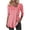 Pink, variant on Enjoytime Women Blouses Patchwork V-Neck Long Sleeve Buttons Down Shirts Trendy Business Casual Tops 2025 Fall Winter Fashion Clothing Wine L