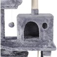 ZENY Large Kitty Tier Modern Big Cat Tree & Condo Scratching Post Tower