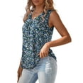 thumbnail image 2 of a.Jesdani Summer Womens Plus Size Tank Tops V Neck Casual Flowy Sleeveless Shirts Blouse m-4x, 2 of 6