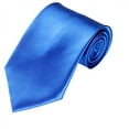 thumbnail image 3 of Mens Fashion Slim Satin Tie In Solid Colour In Various Colours, 3 of 8