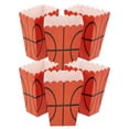 thumbnail image 5 of KAKOWELY 6 cajas de palomitas de maíz con temática deportiva para fiestas de baloncesto, cajas de golosinas, contenedores de palomitas y estuches para palomitas., 5 of 5
