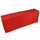 thumbnail image 2 of Verdant Touch Mantel elástico rojo de elastano, buena elasticidad, lavable, reutilizable, mantel elástico rojo con 4 bolsillos para fiesta de boda de 4 pies (122 x 76 x 76 cm), 2 of 14