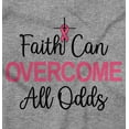 thumbnail image 2 of Breast Cancer Ribbon Christian Faith Women Crewneck Sweatshirt Brisco Brands S, 2 of 6