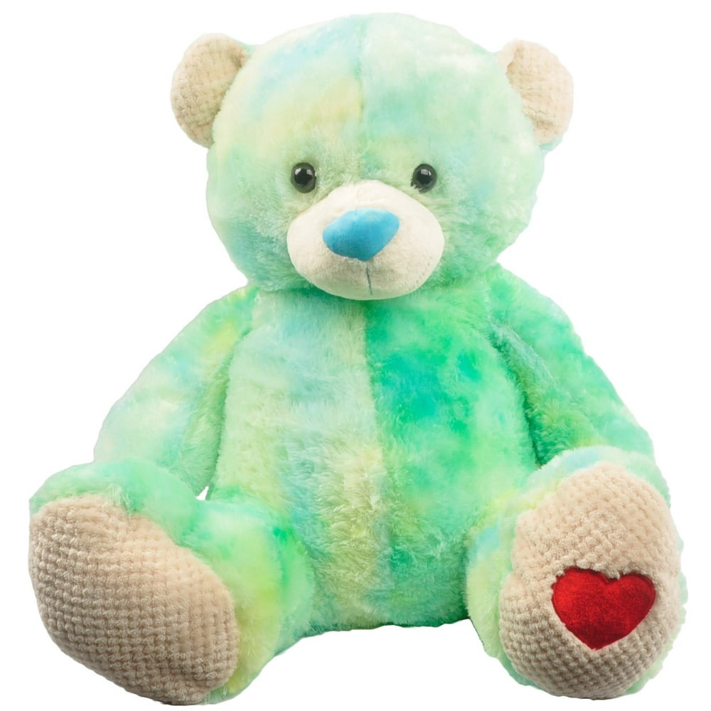 Sitting Tie Dye Blue Bear 30" Plush Stuffed Animal