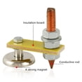thumbnail image 2 of Tignapoo Heavy-Duty Magnetic Ground Clamp for Welding - Copper Construction with Strong Adhesion, Ideal for Metal Working and Repairing, Available in Single and Double-Head Options, 2 of 5