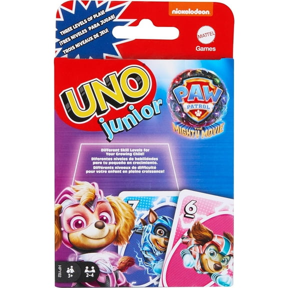 Mattel Games UNO Junior Paw Patrol The Mighty Movie Kids Card Game