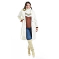 thumbnail image 1 of Abrigo largo con textura Roman Fashion 2009 Hueso beige 38 Tallas Extras, 1 of 7