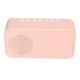 thumbnail image 3 of Wireless Bluetooth Speaker Multifunction Noise Cancelling Temperature Display Voice Broadcast FM Radio Mirror Alarm Clock Pink, 3 of 3
