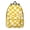 Yellow and White, variant on Pink Wavy Checkered Pattern Backpack for School, Cute School Bag with Adjustable Shoulder Straps and Padded Back, 15.7"x11.8"x5.5"
