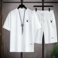 thumbnail image 3 of Conjuntos de verano para hombre, chándal de moda coreana, camisetas de manga corta y pantalones cortos deportivos, ropa informal para hombre, conjuntos de joggers para hombre, 3 of 5