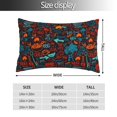 thumbnail image 2 of Kdxio Cotton Pillow Cases 14"x20" Pillowcases,Soft and Breathable Bedroom Pillow Cases-Doodle Barbeque-No Pillow Core, 2 of 5