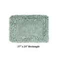thumbnail image 4 of Better Trends 2 Piece Bathroom Rug Set 100% Cotton, Extra Soft, Water Absorbent & Non Slip Bath Mat, Ruffle Border, (Sage) Shaggy Border Collection, 4 of 6