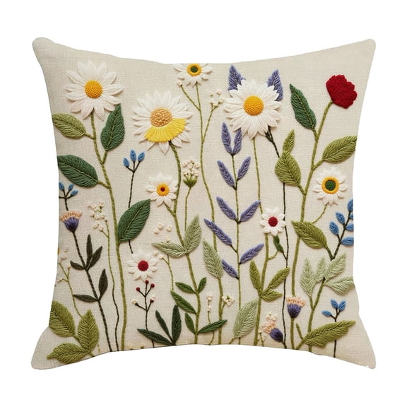HuiXinOu Decorative Pillow Covers 2D Printed, Soft Cushion Cases for Sofa Bedroom Living Room, Home Decor Bedding Accent Pillow, Washable Removable Cover
