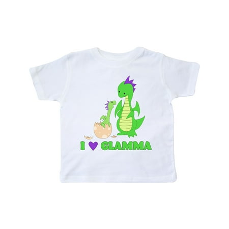 

Inktastic I Love Glamma Gift Toddler Boy or Toddler Girl T-Shirt